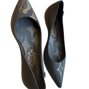 Melissa X Disney Cruella Deville Glam Sz 7 worn once briefly!! Jelly flats